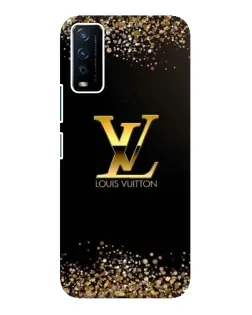 Чохол для Vivo Y12s з картинкою «LV — золоті іскри»