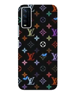 Чохол для Vivo Y12s з картинкою «Кольорова монограма LV»