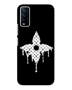 Чохол для Vivo Y12s з картинкою «Квіткова монограма»