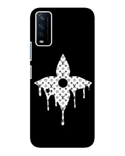 Чохол для Vivo Y12s з картинкою «Квіткова монограма» Чохол для Vivo Y12s з картинкою «Квіткова монограма»
