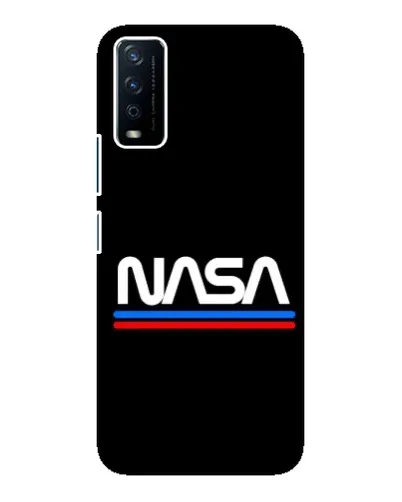 Чохол для Vivo Y12s з картинкою «NASA — класика Red Blue» Чохол для Vivo Y12s з картинкою «NASA — класика Red Blue»