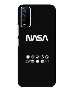 Чохол для Vivo Y12s з картинкою «NASA — технічний принт»