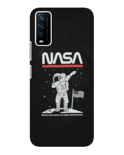 Чохол для Vivo Y12s з картинкою «NASA — крокуємо по Місяцю» Чохол для Vivo Y12s з картинкою «NASA — крокуємо по Місяцю»