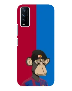 Чохол для Vivo Y12s з картинкою «Bored Ape — фанат Барси»