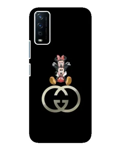 Чохол для Vivo Y12s з картинкою «Мінні Маус на лого» Чохол для Vivo Y12s з картинкою «Мінні Маус на лого»