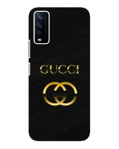 Чохол для Vivo Y12s з картинкою «Золотий логотип Gucci» Чохол для Vivo Y12s з картинкою «Золотий логотип Gucci»