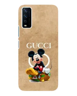 Чохол для Vivo Y12s з картинкою «Міккі Маус Gucci — крафт»