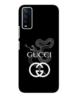 Чохол для Vivo Y12s з картинкою «Gucci — срібна змія»