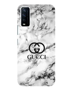 Чохол для Vivo Y12s з картинкою «Gucci — мармуровий шик»