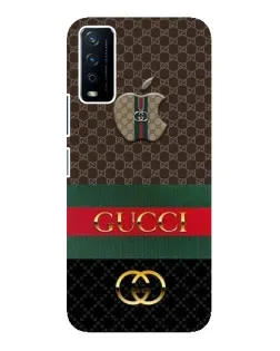 Чохол для Vivo Y12s з картинкою «Gucci — брендований десерт»