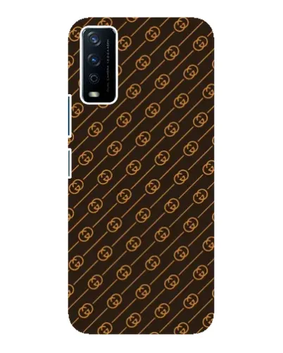 Чохол для Vivo Y12s з картинкою «Gucci — золоті діагоналі» Чохол для Vivo Y12s з картинкою «Gucci — золоті діагоналі»