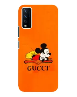 Чехол для Vivo Y12s с картинкой «Микки Маус Gucci — оранж» Чехол для Vivo Y12s с картинкой «Микки Маус Gucci — оранж»