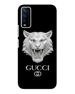 Чехол для Vivo Y12s с картинкой «Gucci — серебряный лев» Чехол для Vivo Y12s с картинкой «Gucci — серебряный лев»