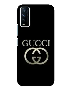 Чехол для Vivo Y12s с картинкой «Gucci — золото на черном» Чехол для Vivo Y12s с картинкой «Gucci — золото на черном»