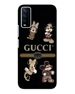 Чехол для Vivo Y12s с картинкой «Gucci — герои Disney и монограмма» Чехол для Vivo Y12s с картинкой «Gucci — герои Disney и монограмма»
