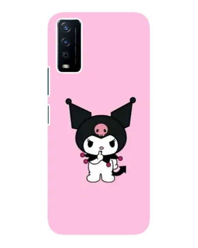 Чохол для Vivo Y12s з картинкою «Kuromi — рожева ніжність»