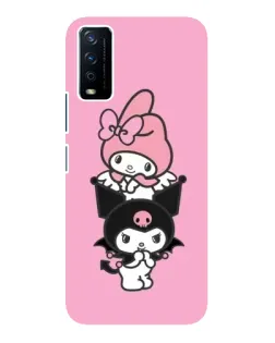 Чохол для Vivo Y12s з картинкою «My Melody та Kuromi» Чохол для Vivo Y12s з картинкою «My Melody та Kuromi»