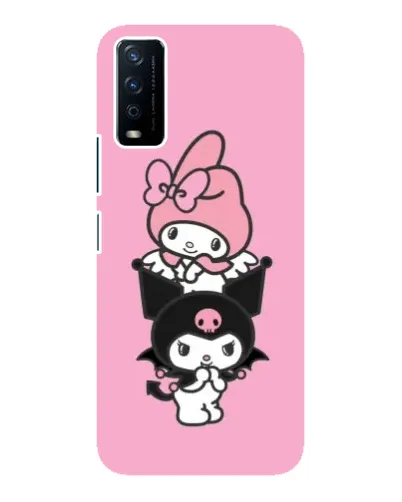 Чохол для Vivo Y12s з картинкою «My Melody та Kuromi»