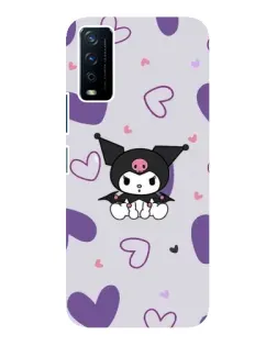 Чохол для Vivo Y12s з картинкою «Kuromi та лавандові серця» Чохол для Vivo Y12s з картинкою «Kuromi та лавандові серця»