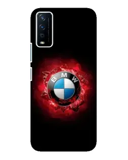 Чехол для Vivo Y12s с картинкой «Логотип BMW — вспышка»