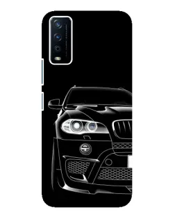 Чехол для Vivo Y12s с картинкой «Темный силуэт BMW»