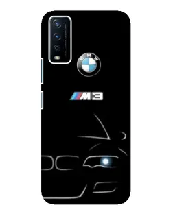 Чехол для Vivo Y12s с картинкой «Минималистичный принт BMW M3»