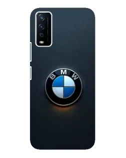 Чехол для Vivo Y12s с картинкой «Логотип BMW — минимализм»