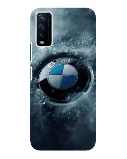 Чохол для Vivo Y12s з картинкою «Логотип BMW — лід»