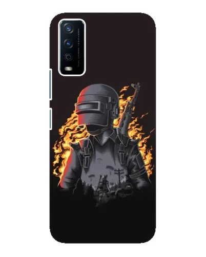 Чохол для Vivo Y12s з картинкою «PUBG — вогняний силует» Чохол для Vivo Y12s з картинкою «PUBG — вогняний силует»