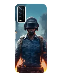 Чохол для Vivo Y12s з картинкою «PUBG — реалістичний герой»
