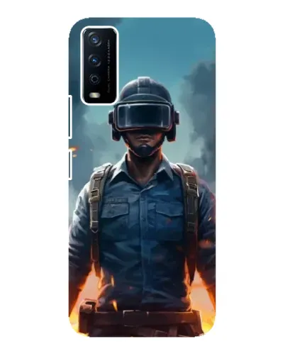 Чохол для Vivo Y12s з картинкою «PUBG — реалістичний герой» Чохол для Vivo Y12s з картинкою «PUBG — реалістичний герой»