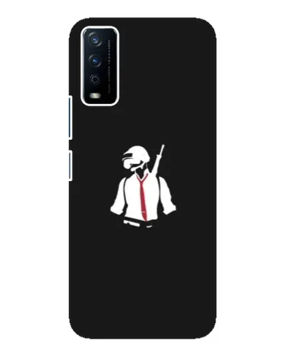 Чохол для Vivo Y12s з картинкою «PUBG — силует воїна» Чохол для Vivo Y12s з картинкою «PUBG — силует воїна»