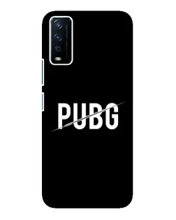 Чохол для Vivo Y12s з картинкою «PUBG — білий логотип»