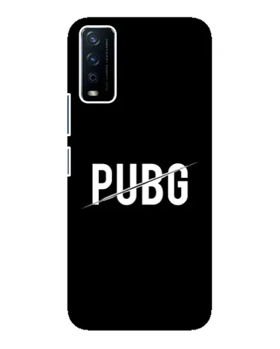 Чохол для Vivo Y12s з картинкою «PUBG — білий логотип» Чохол для Vivo Y12s з картинкою «PUBG — білий логотип»