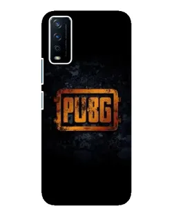 Чохол для Vivo Y12s з картинкою «PUBG — золотий логотип»