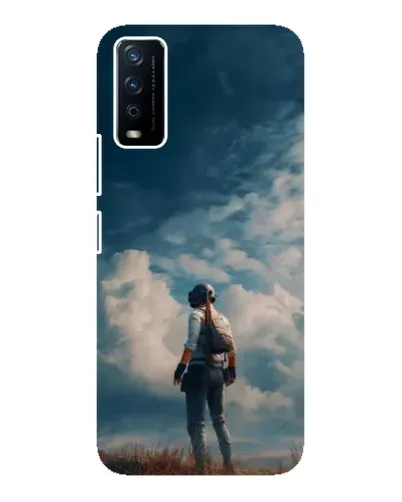 Чохол для Vivo Y12s з картинкою «Герой PUBG на скелі» Чохол для Vivo Y12s з картинкою «Герой PUBG на скелі»