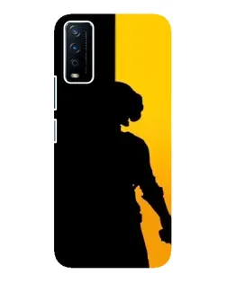 Чохол для Vivo Y12s з картинкою «Тінь воїна PUBG»