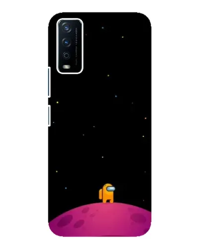 Чохол для Vivo Y12s з картинкою «Самотній герой на планеті»