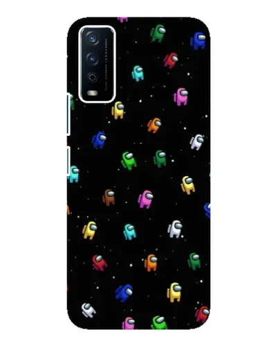 Чохол для Vivo Y12s з картинкою «Екіпаж Among Us»
