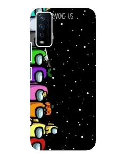Чохол для Vivo Y12s з картинкою «Команда Among Us»