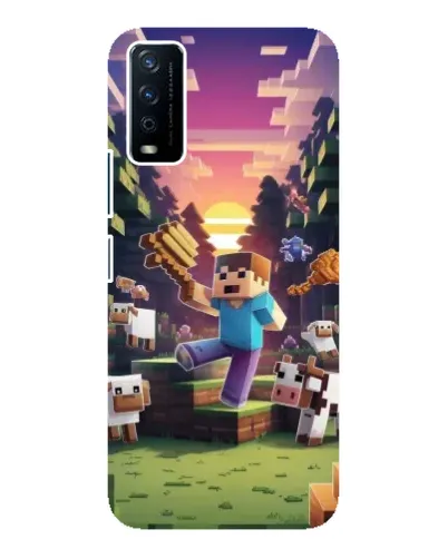 Чохол для Vivo Y12s з картинкою «Стів на фермі»