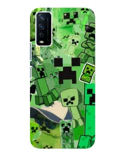 Чохол для Vivo Y12s з картинкою «Кріпери Minecraft» Чохол для Vivo Y12s з картинкою «Кріпери Minecraft»