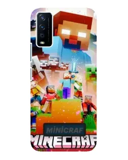 Чохол для Vivo Y12s з картинкою «Minecraft герої гри» Чохол для Vivo Y12s з картинкою «Minecraft герої гри»