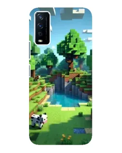 Чохол для Vivo Y12s з картинкою «Minecraft літній день»