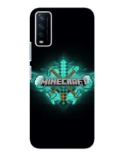 Чохол для Vivo Y12s з картинкою «Minecraft Diamond лого»