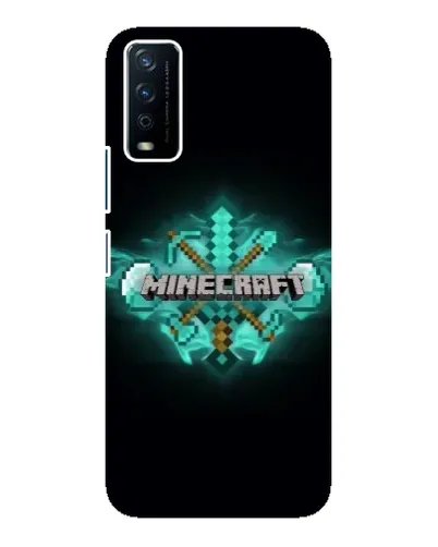 Чохол для Vivo Y12s з картинкою «Minecraft Diamond лого»