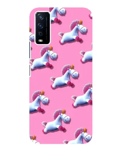 Чехол для Vivo Y12s с картинкой «Единороги на розовом» Чехол для Vivo Y12s с картинкой «Единороги на розовом»