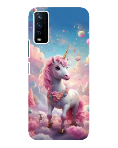 Чехол для Vivo Y12s с картинкой «Единорог среди облаков» Чехол для Vivo Y12s с картинкой «Единорог среди облаков»
