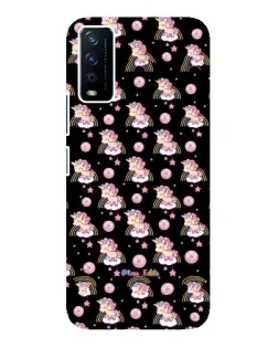 Чехол для Vivo Y12s с картинкой «Magic Unicorn паттерн»