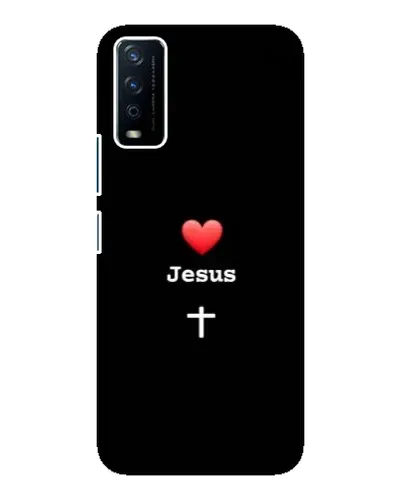 Чохол для Vivo Y12s з картинкою «Серце - Jesus»
